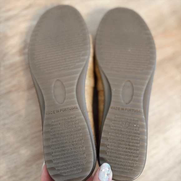 NWOT Fine Cork Portugal- Cork Shoes With Decorative Drawstrings 7.5 - Picture 5 of 8